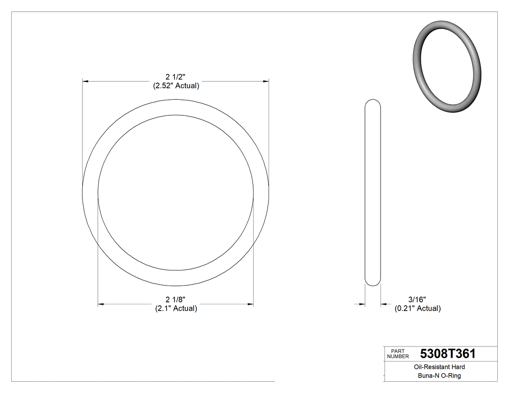 Technical drawing - 5308T361